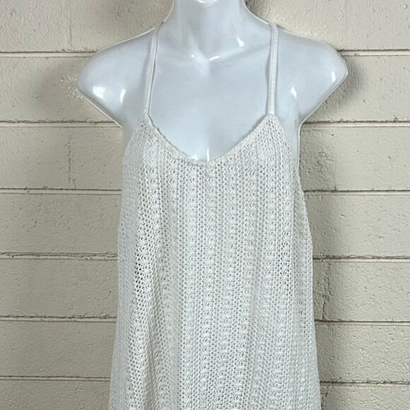 Francesca’s White Crochet Coverup size S - Picture 5 of 8